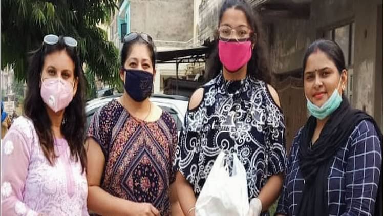 Free meals to COVID families in Delhi NCR by volunteers