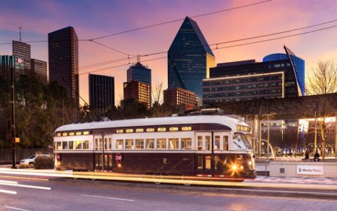 Free Transportation by M-Line Trolley in Dallas