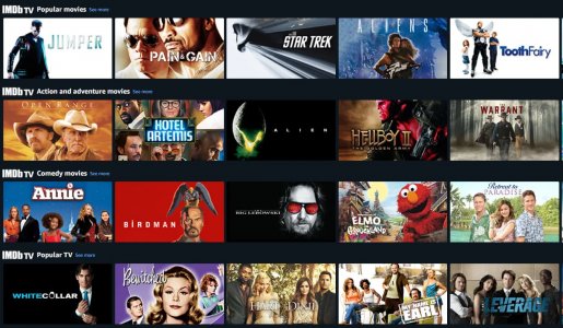 Watch Free TV Shows And Movies From Amazon's IMDB