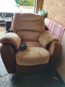 Large Comfortable Reclining Armchair - Electric