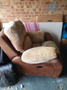 Large Comfortable Reclining Armchair - Electric