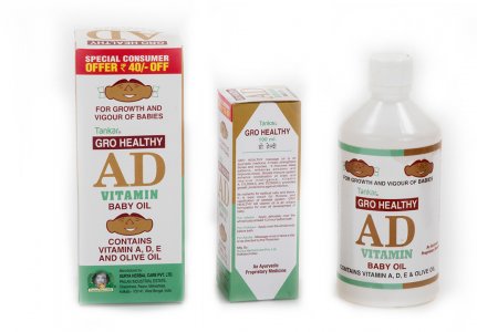 AD Vitamin Ayurvedic Gro Baby Oil