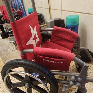 American girl doll weel chair from canada