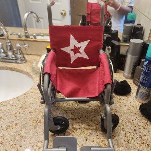 American girl doll weel chair from canada