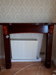 Dark Wood Fire Surround