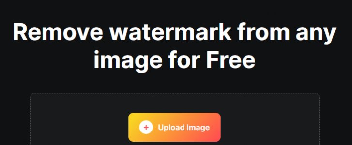 Remove Watermarks from Images Online for free