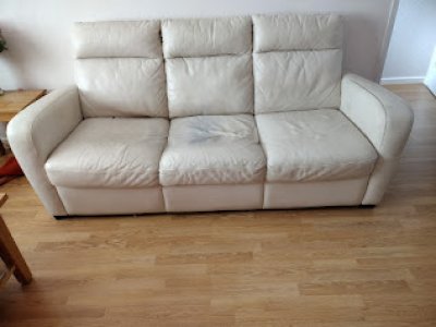 Three Seater leather sofa