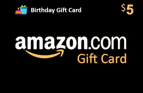 Guaranteed Amazon.com Birthday Gift Card