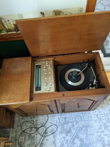 Antique stereo cabinet