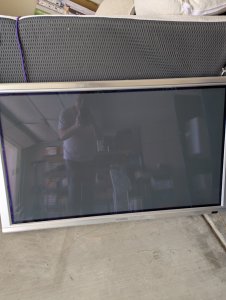 TV and speakers