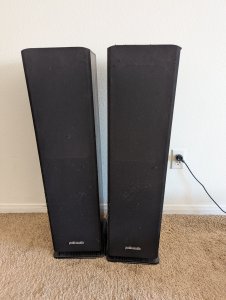 TV and speakers